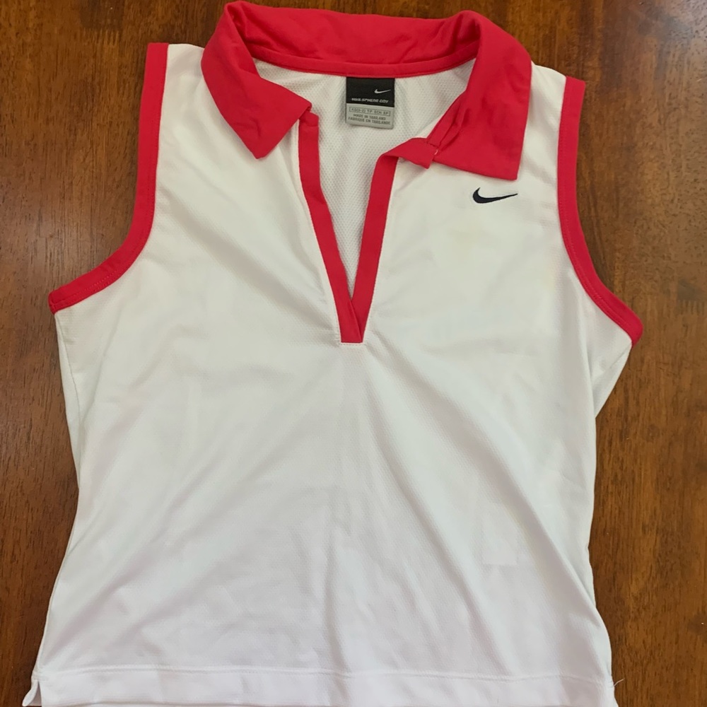 Nike 0-2 XS Dri fit polo muscle top